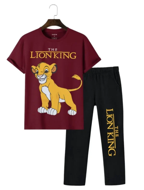 2025 Moms Favorite: The Lion King T-Shirt-Pajama For Boys