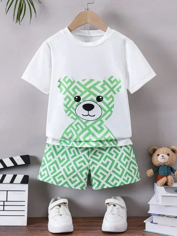 2025 MOMS FAVORITE Trendy Teddy Maze Boys' T-Shirt